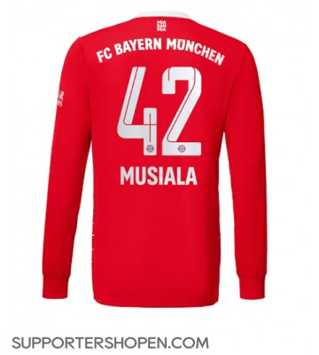 Bayern Munich Jamal Musiala #42 Hemma Matchtröja 2022-23 Långärmad